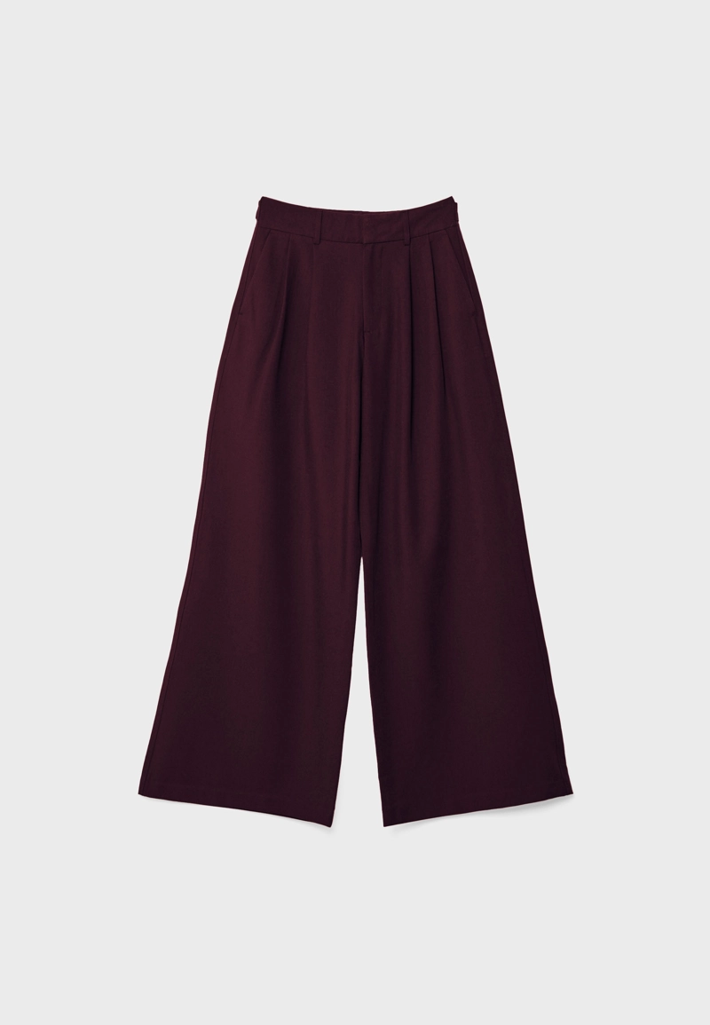 Широкие брюки с регулируемой посадкой l04536428