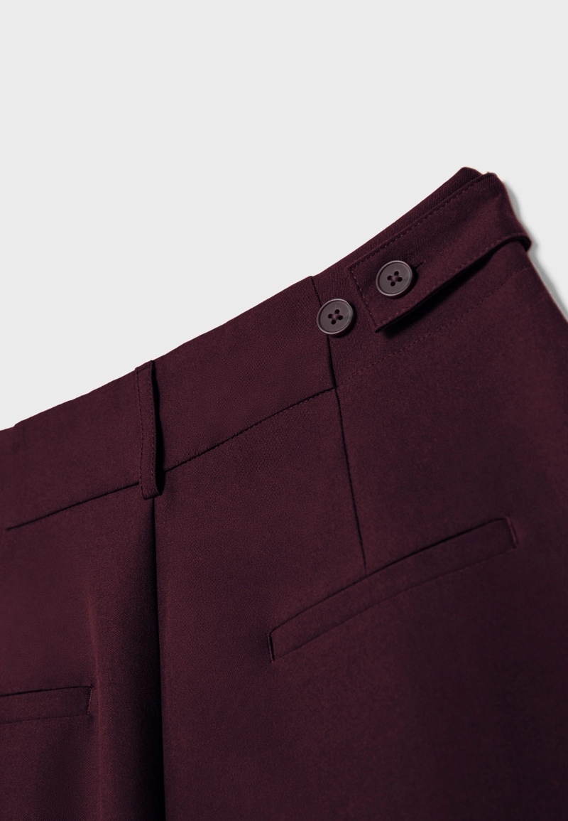 Широкие брюки с регулируемой посадкой l04536428