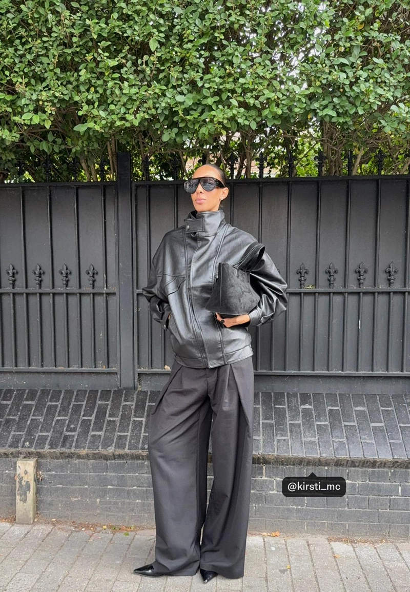 Широкие брюки с регулируемой посадкой l04536428