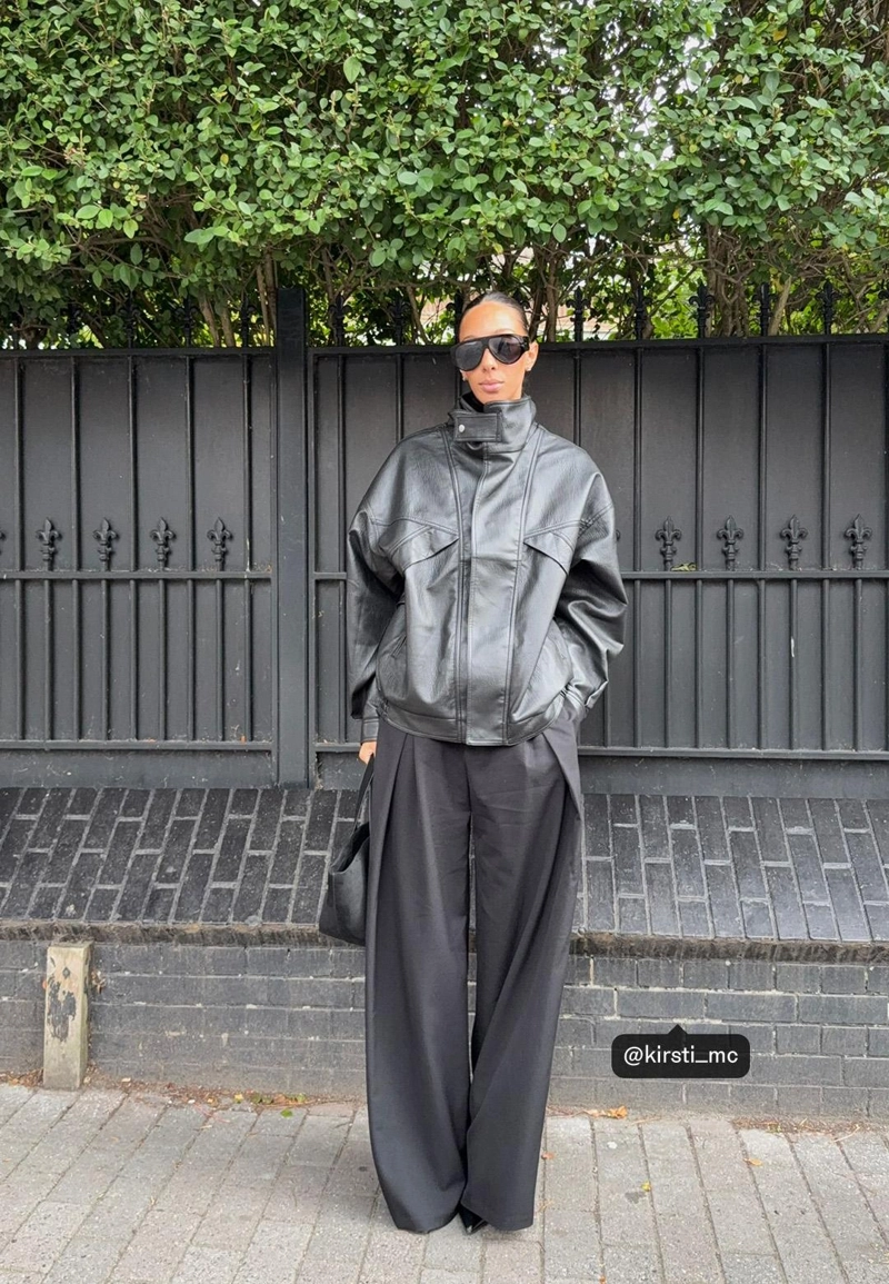 Широкие брюки с регулируемой посадкой l04536428