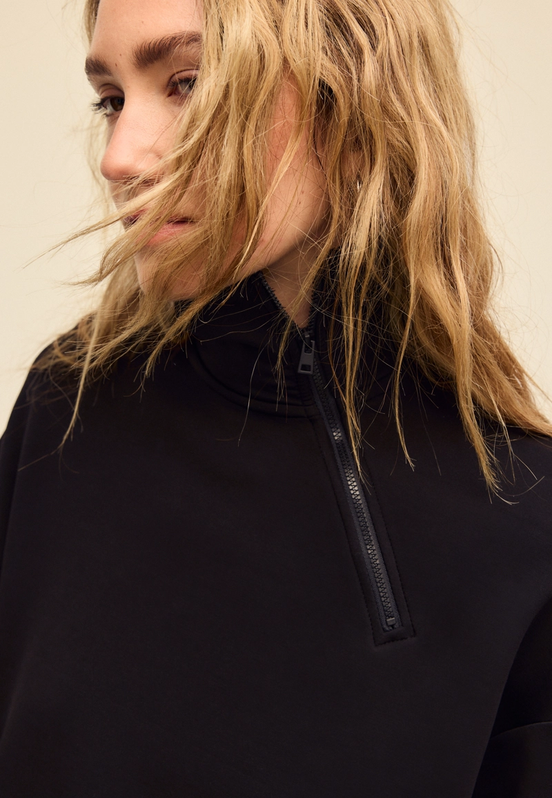 Толстовка с боковой молнией, мягкая на ощупь