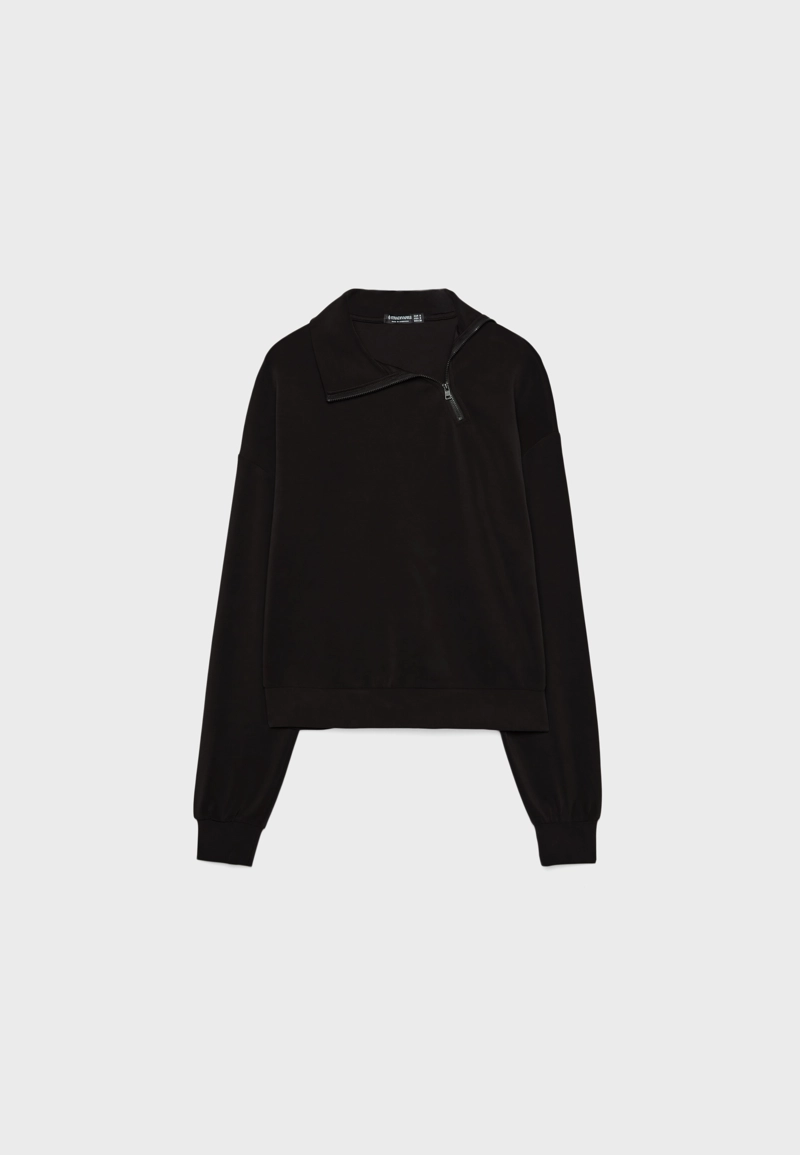 Толстовка с боковой молнией, мягкая на ощупь