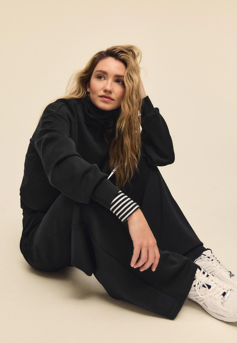 Толстовка с боковой молнией, мягкая на ощупь