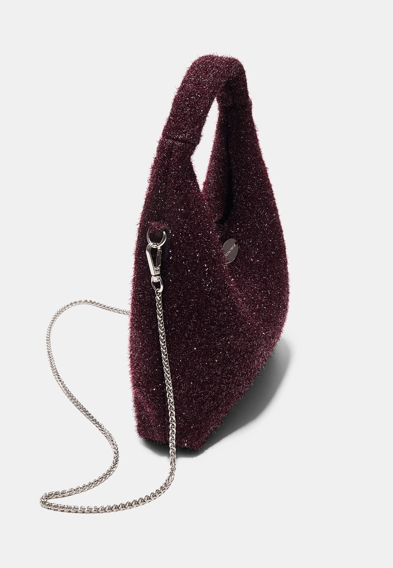 Блестящая сумка-клатч