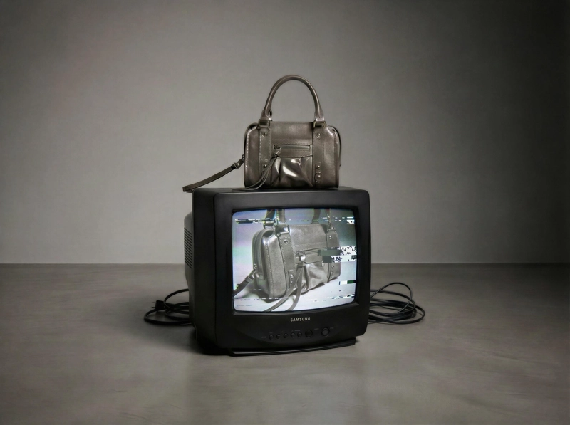 Сумка-боулинг с плечевым ремнем на молнии