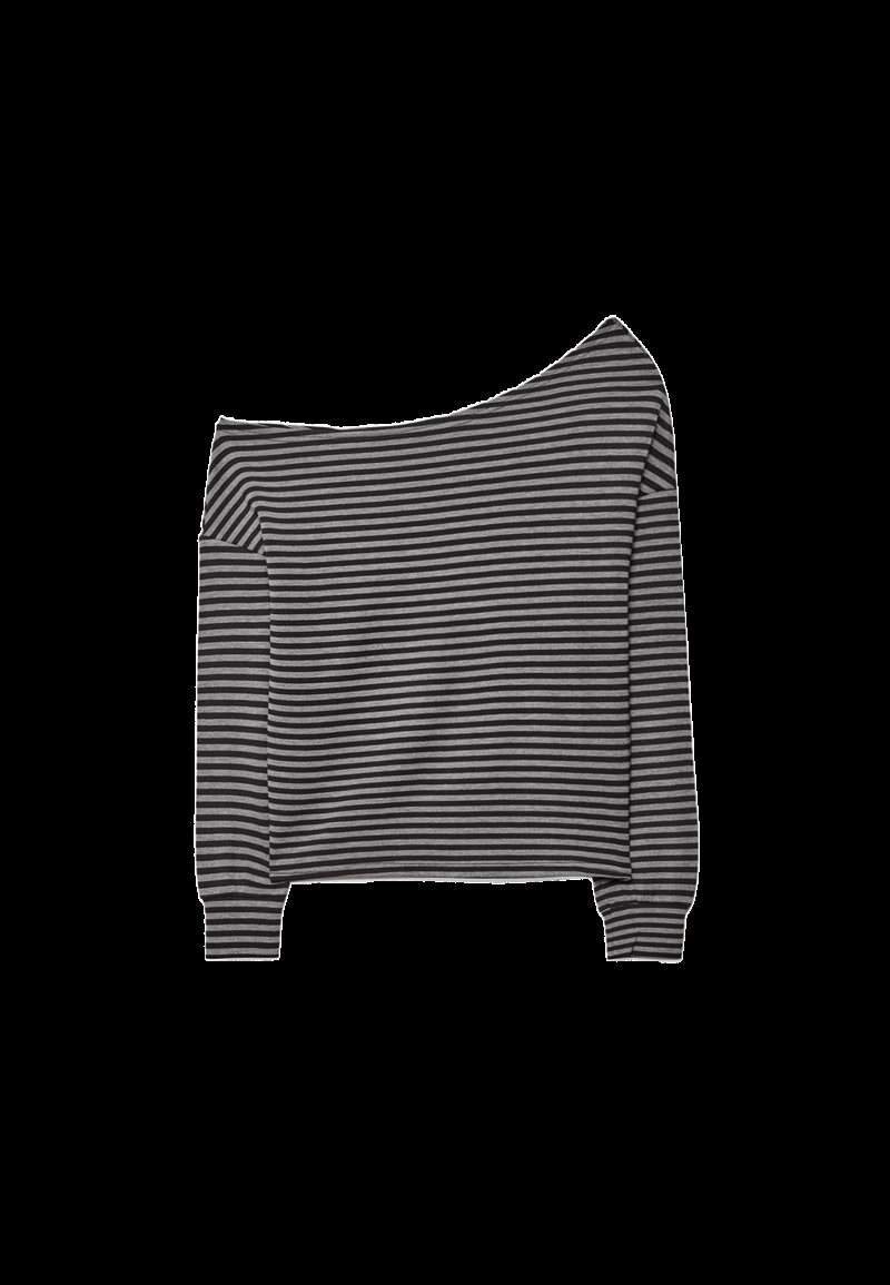 Толстовка с открытым плечом, мягкая на ощупь