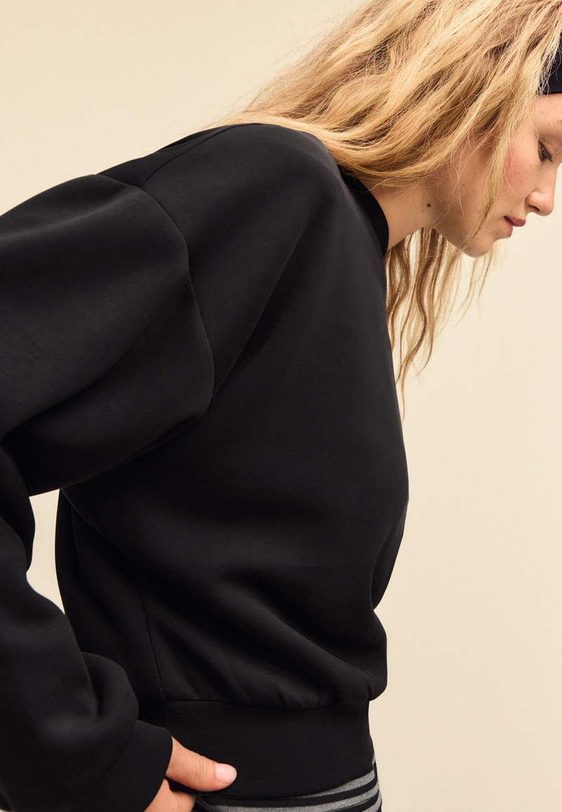 Толстовка с рукавами «летучая мышь» и мягкой на ощупь тканью