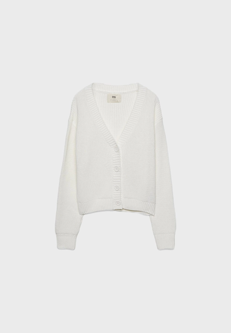 Вязаный кардиган на пуговицах