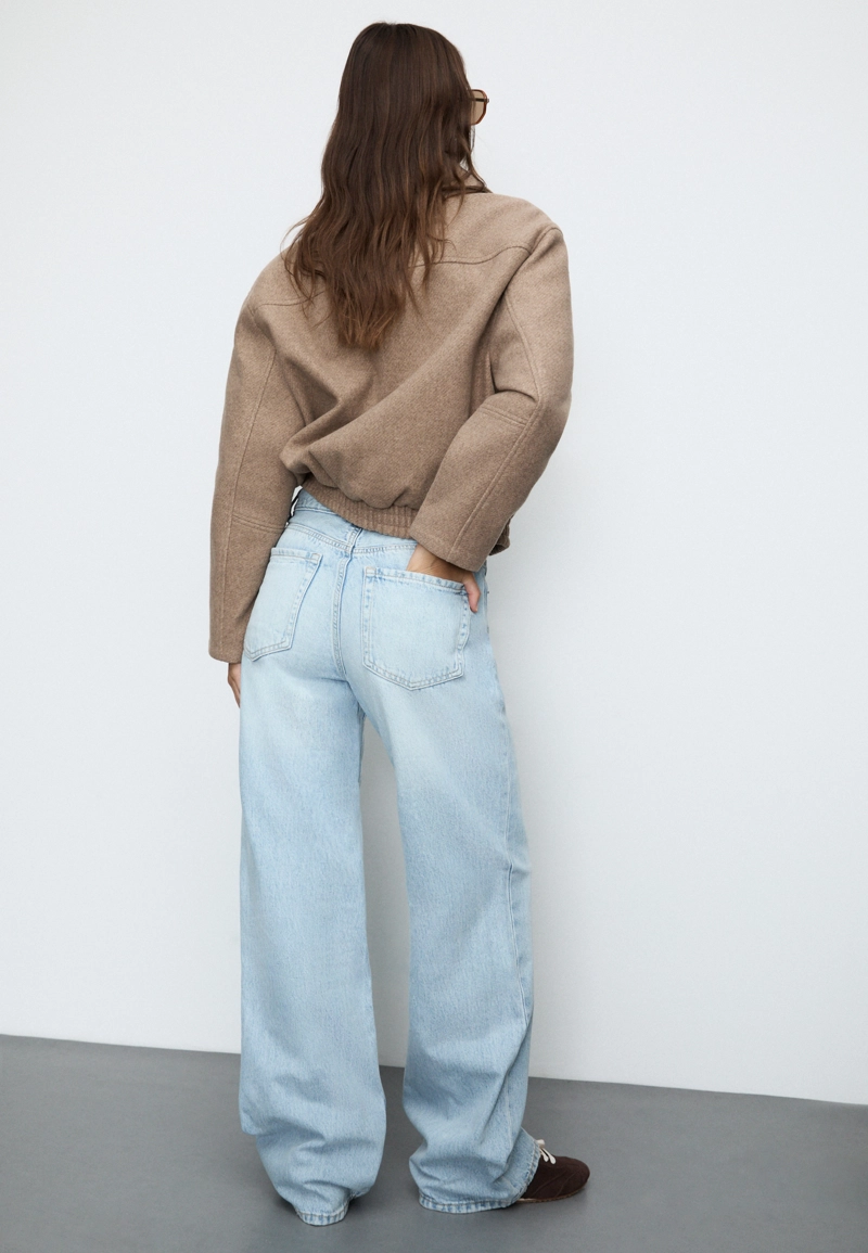 Джинсы прямого кроя