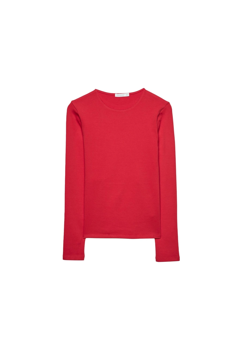 Базовая футболка с длинными рукавами