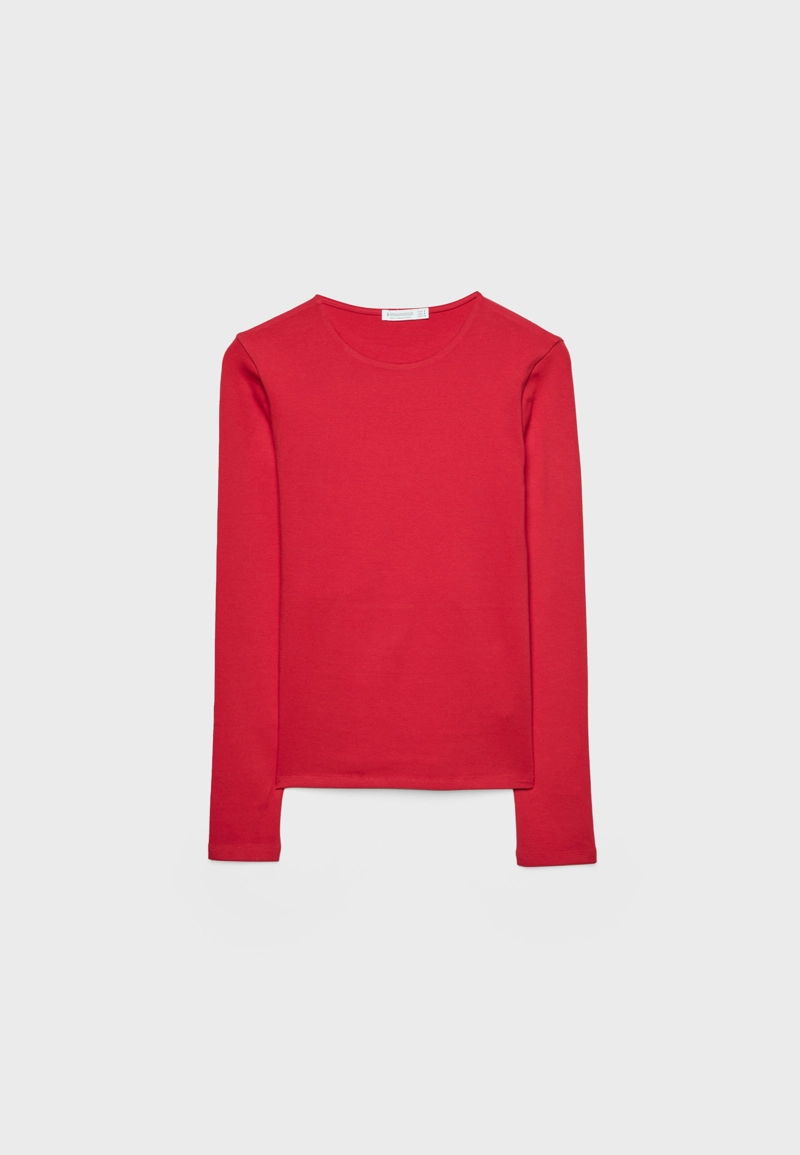 Базовая футболка с длинными рукавами