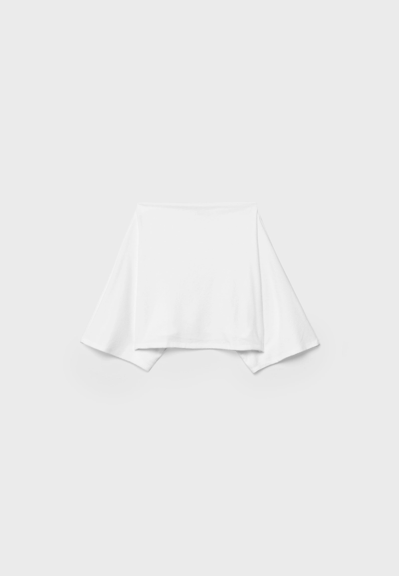 Накидка с вырезом-лодочкой