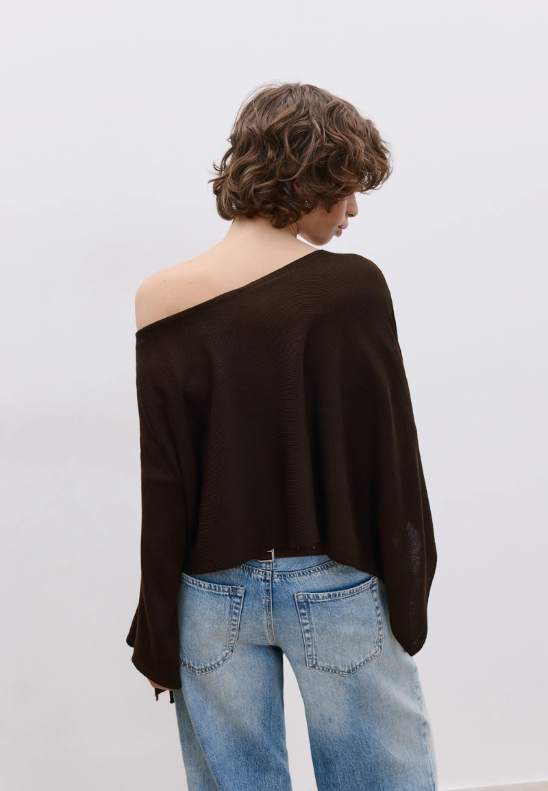 Накидка из трикотажа