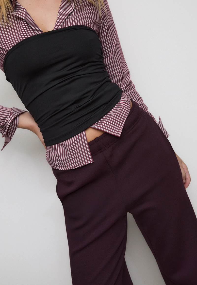 Брюки-джоггеры свободного кроя