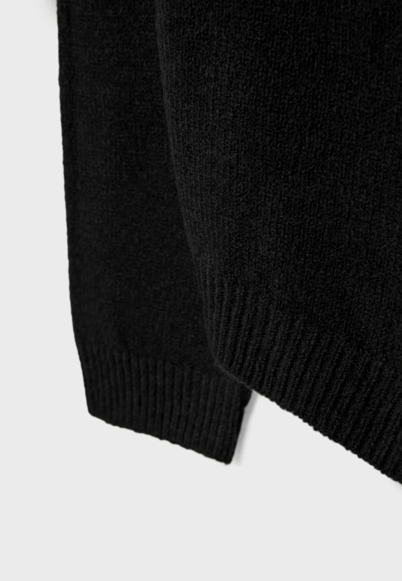 Асимметричный трикотажный джемпер
