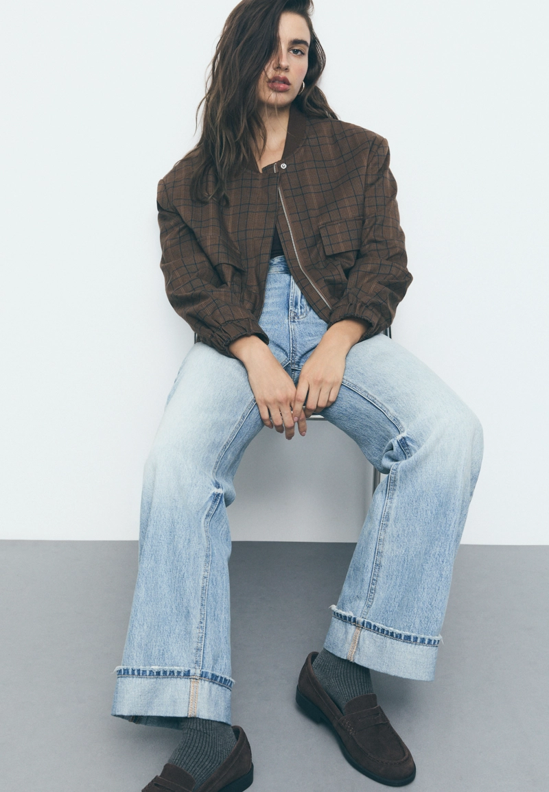 Джинсы прямого кроя