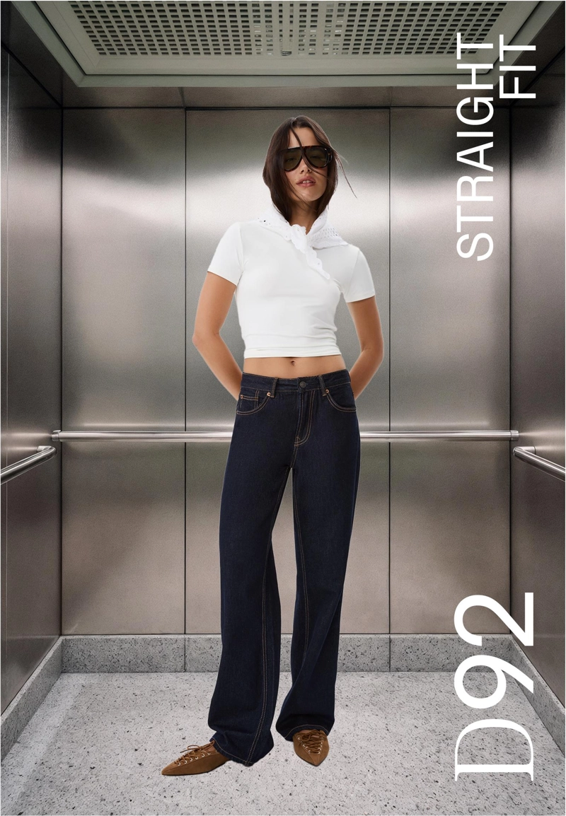 Джинсы прямого кроя