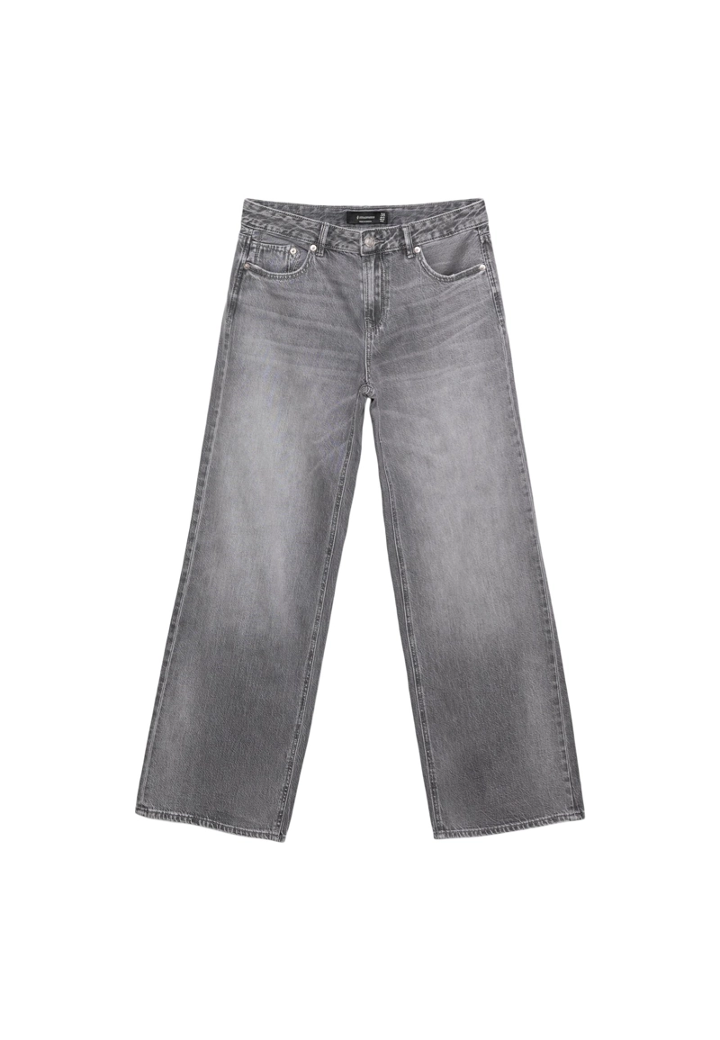 Джинсы D91 с низкой посадкой и широкими штанинами