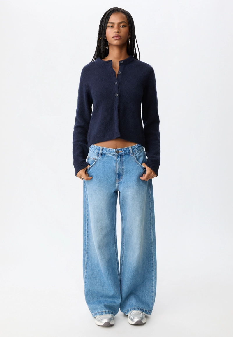 Трикотажный кардиган на пуговицах