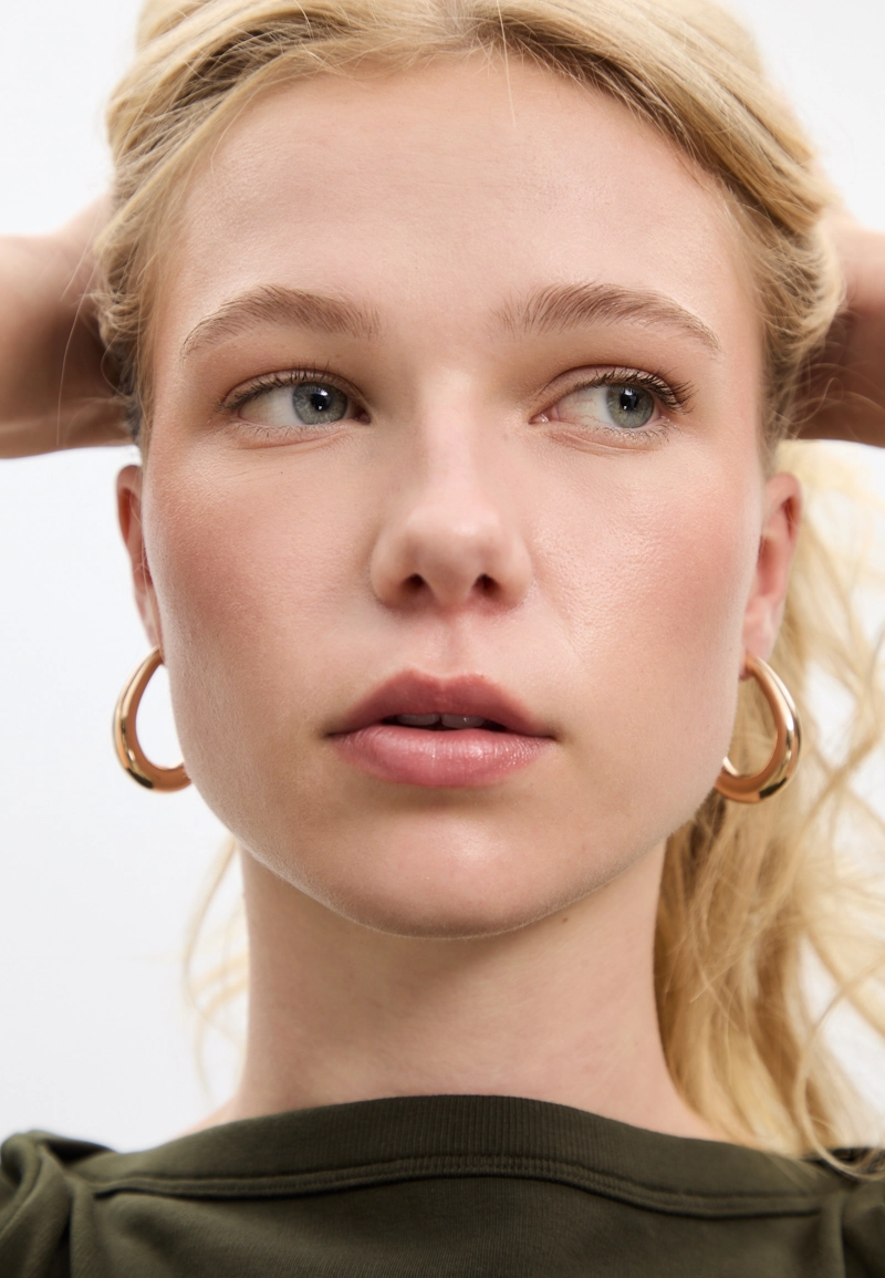 Набор из 2 асимметричных серег в форме сердца