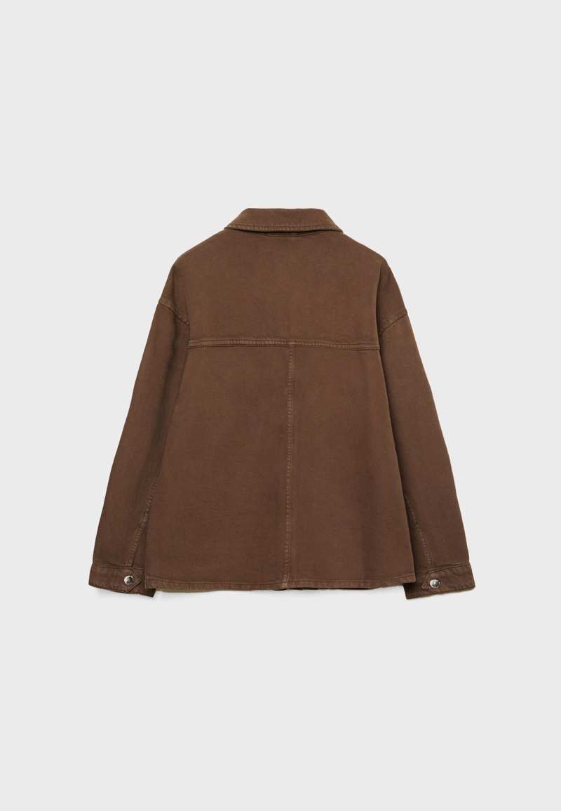 Куртка из твила с карманами