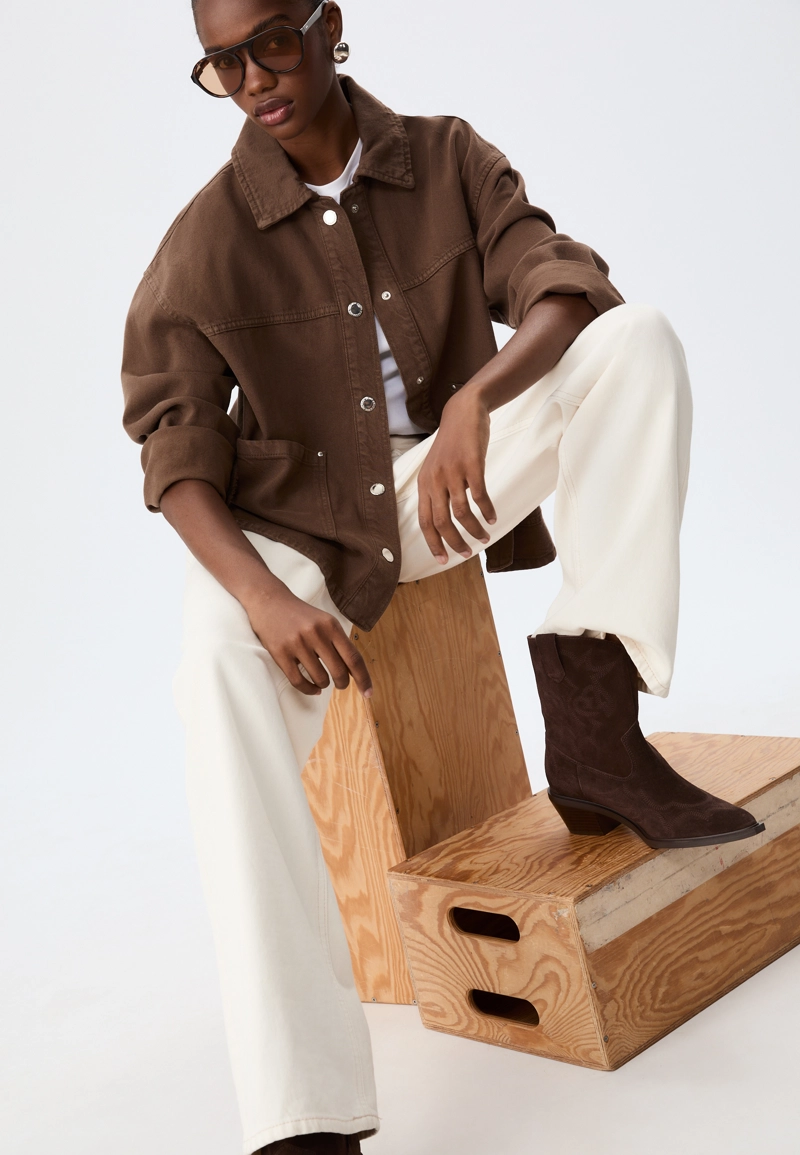 Куртка из твила с карманами