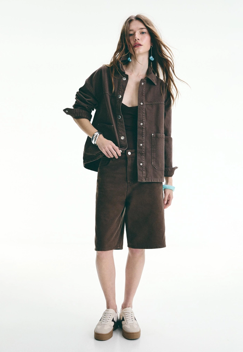 Куртка из твила с карманами