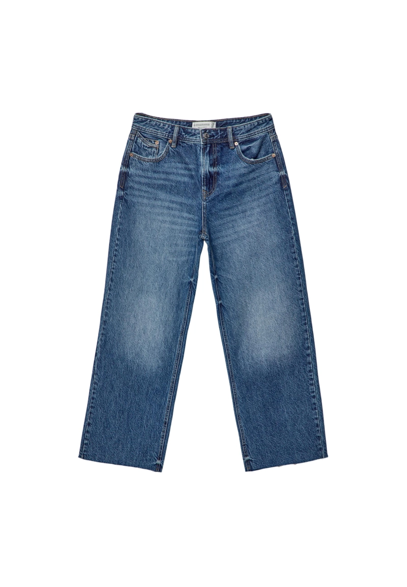 Укороченные прямые джинсы D96