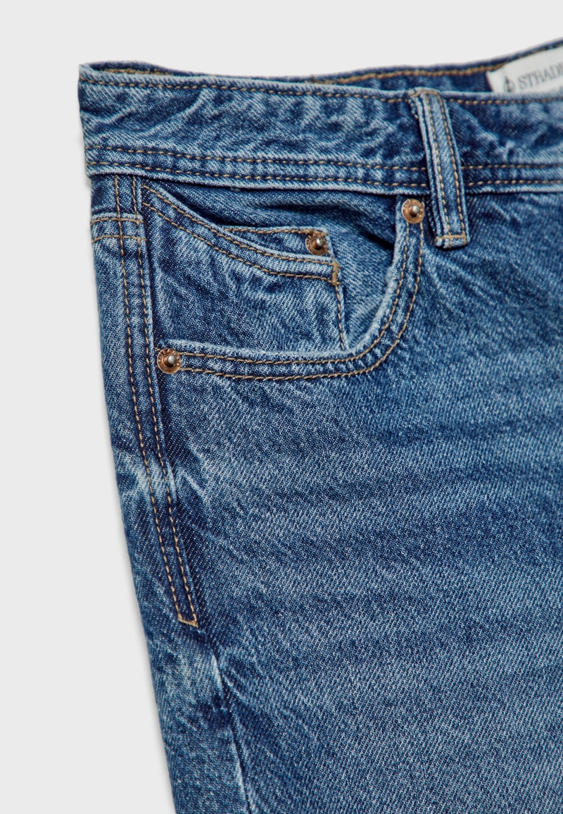 Укороченные прямые джинсы D96