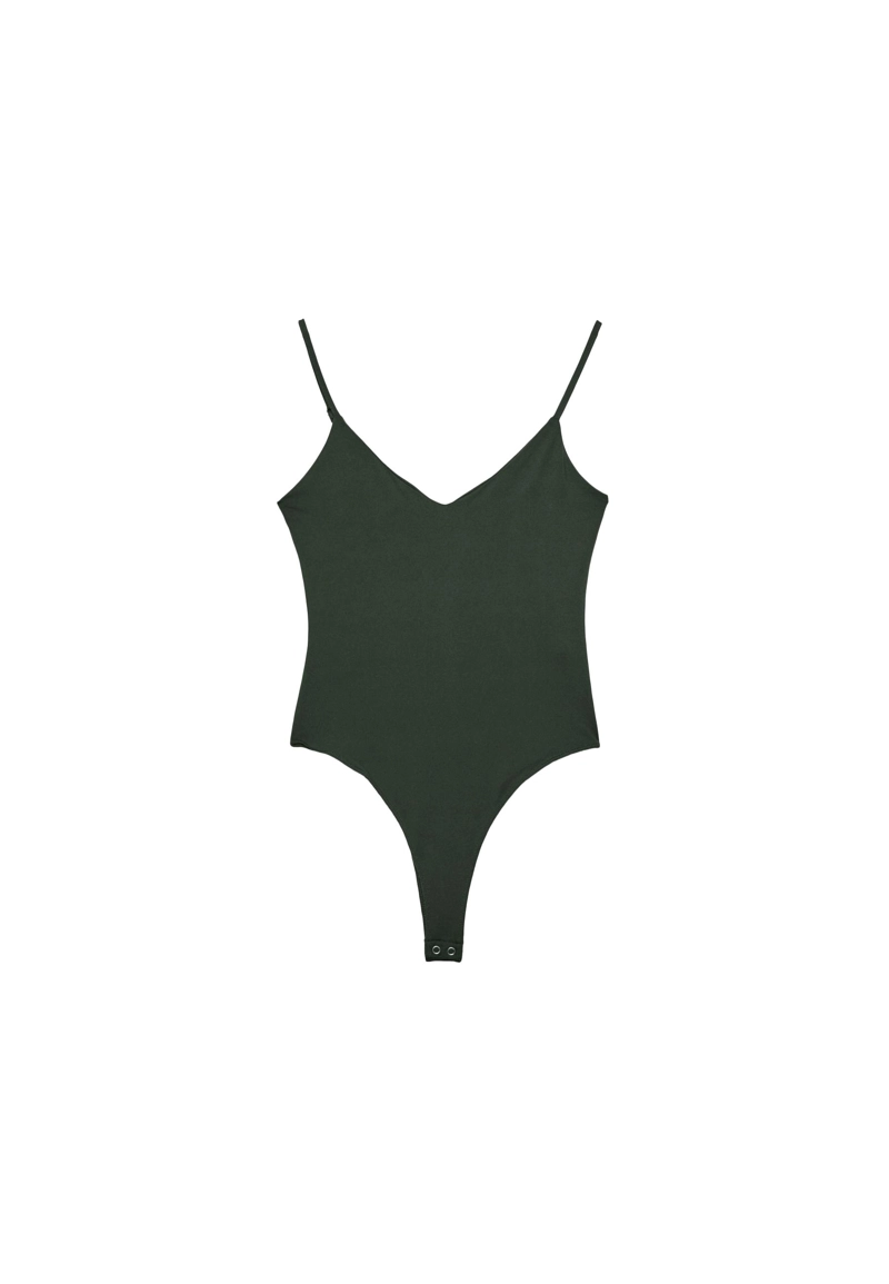 Базовый боди на бретелях