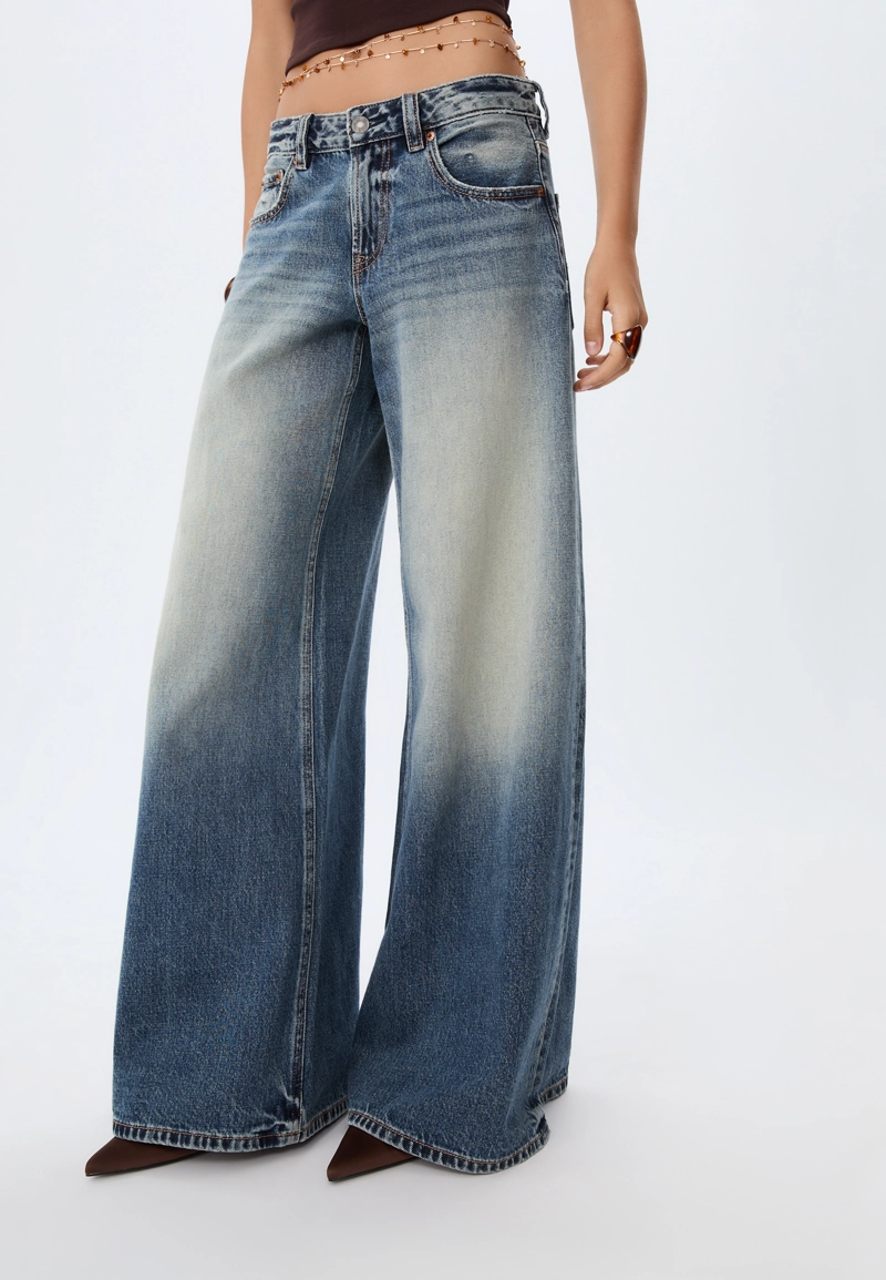 Джинсы D66 Super Wide с низкой посадкой