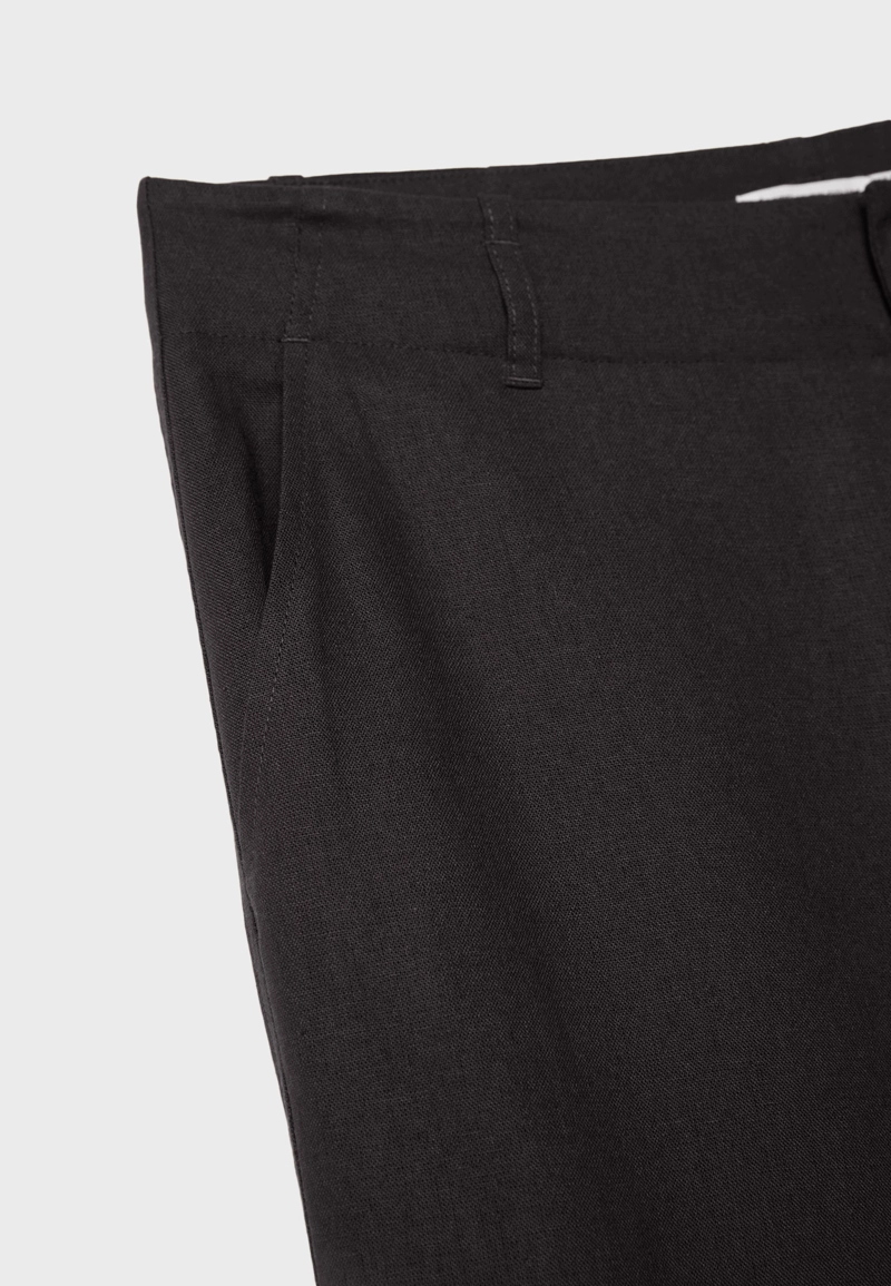 Прямые струящиеся брюки под льняную ткань