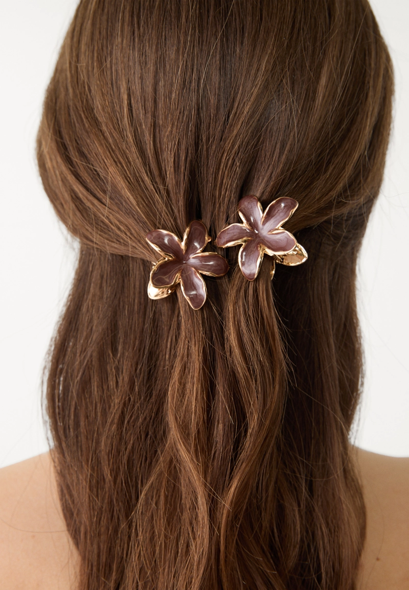 Набор из 3 заколок-цветов