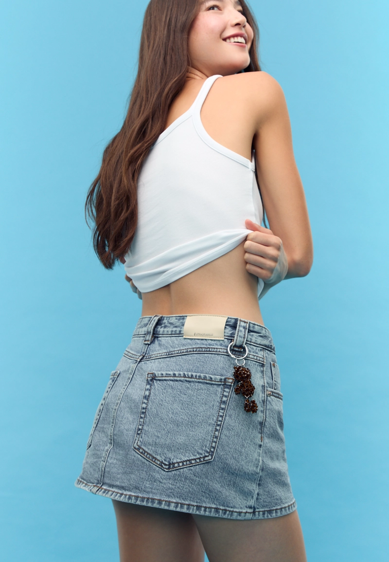 Брелок-подвеска в виде мишки с бусинами