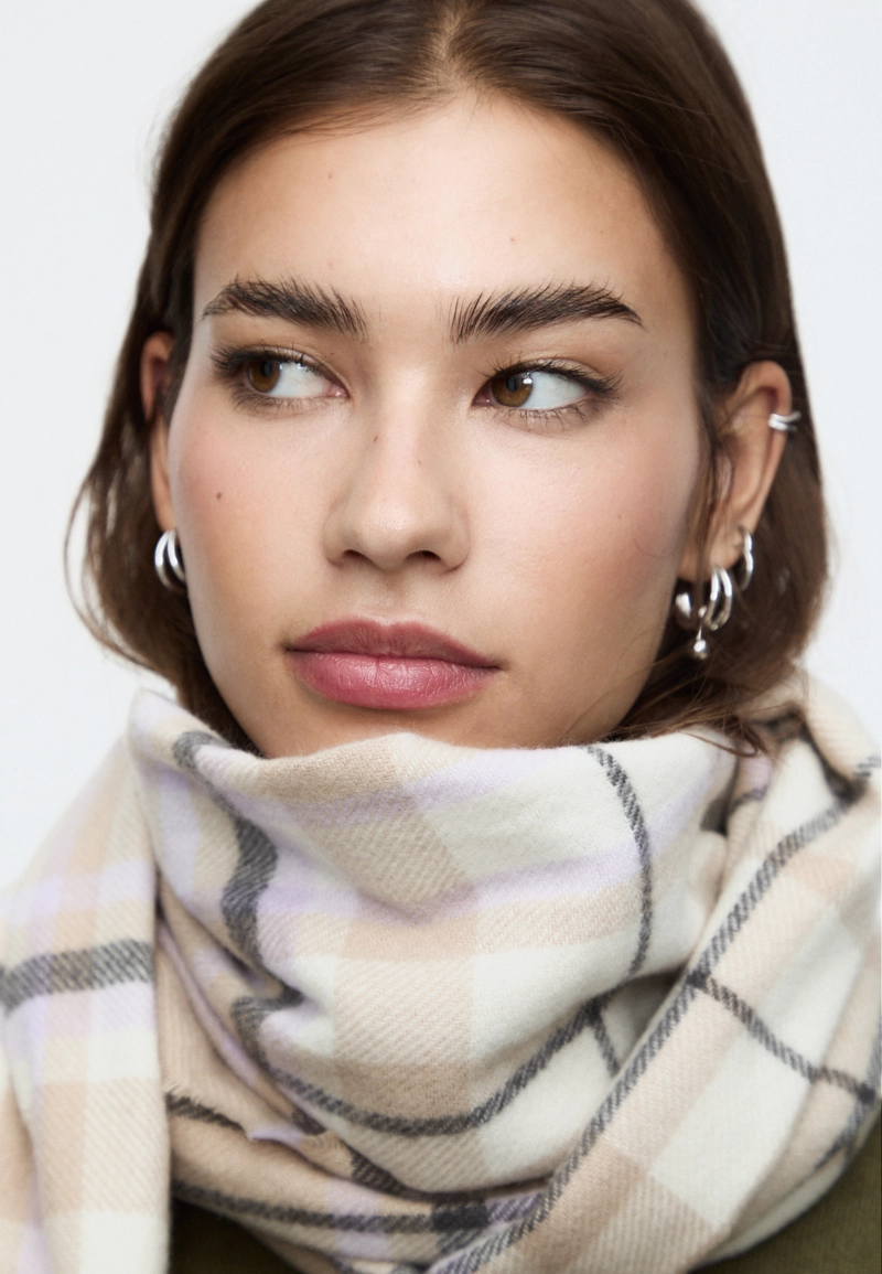 Клетчатый шарф