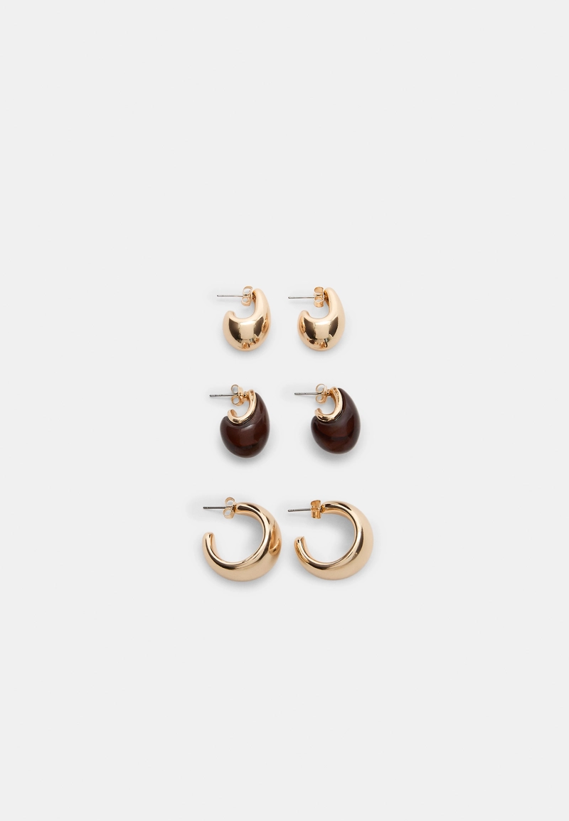 Набор из 3 миниатюрных серег