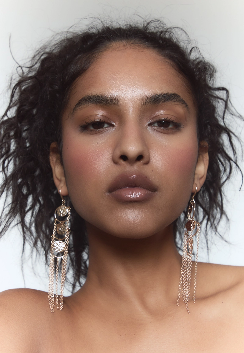 Длинные серьги-цепочки