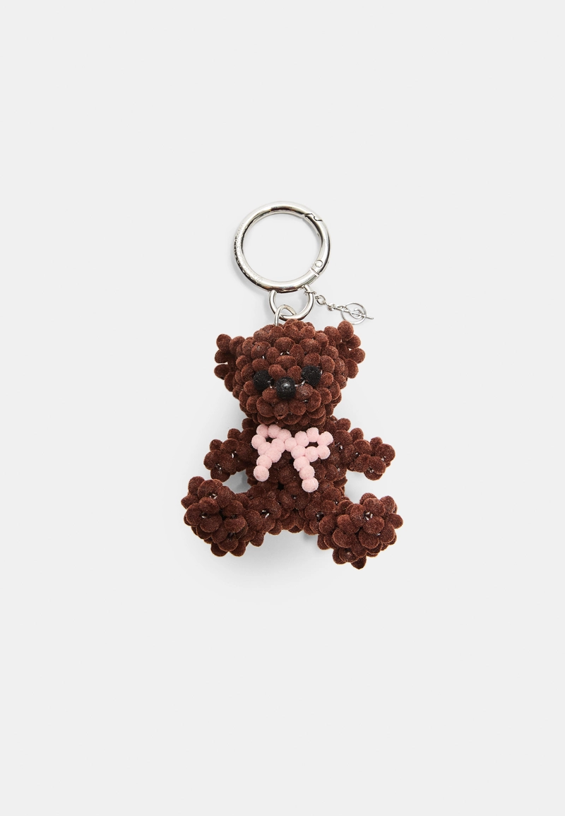 Брелок для ключей в виде большого медведя