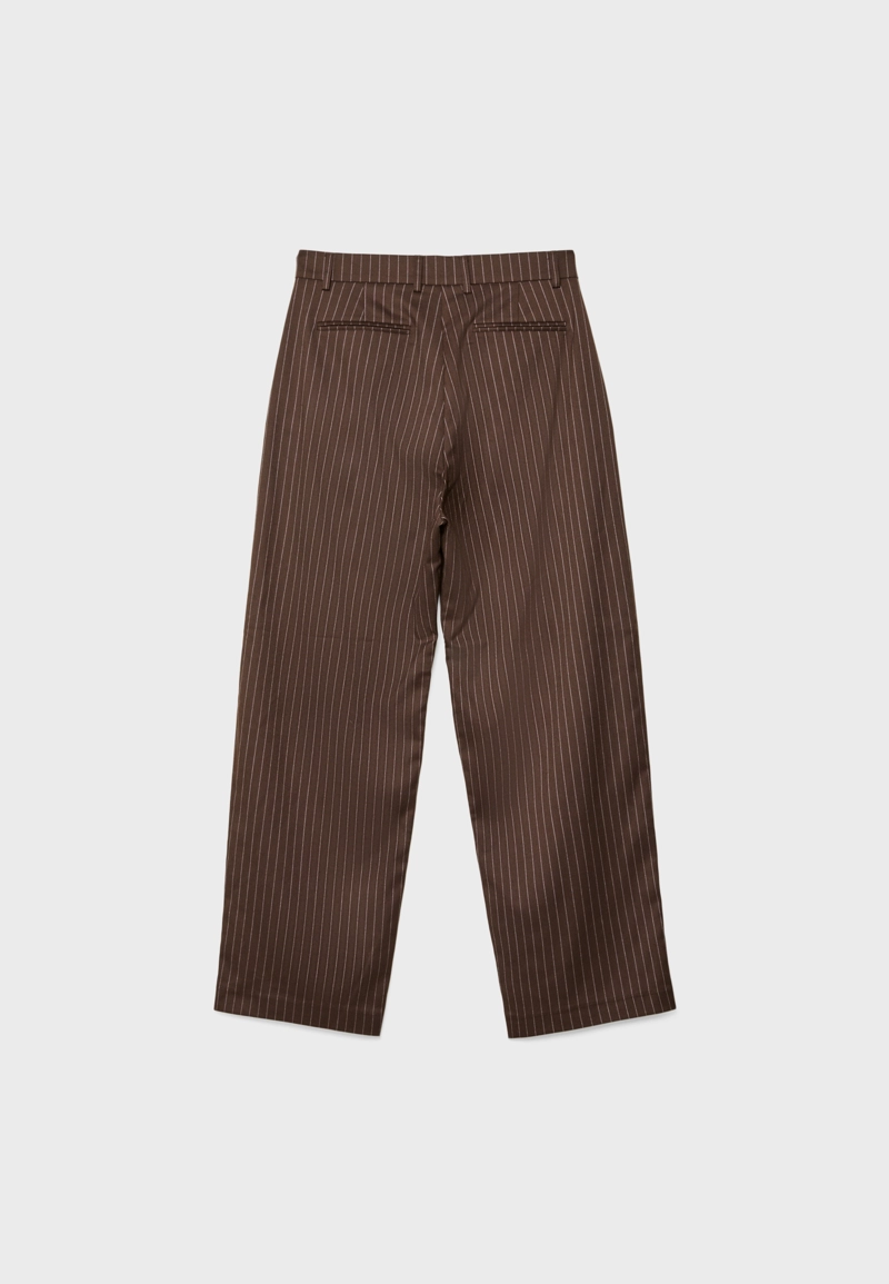 Брюки-бэгги в полоску