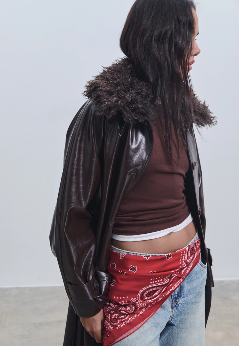 Платок с принтом