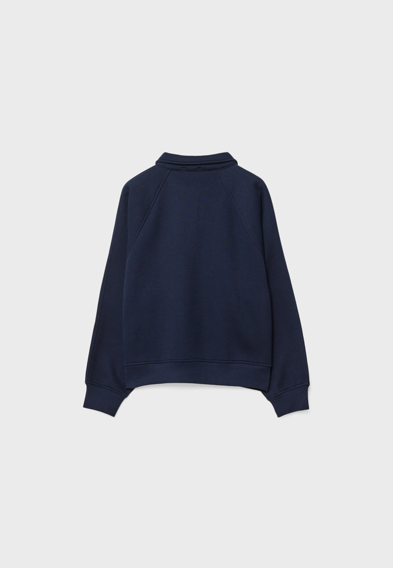 Толстовка-поло на пуговицах