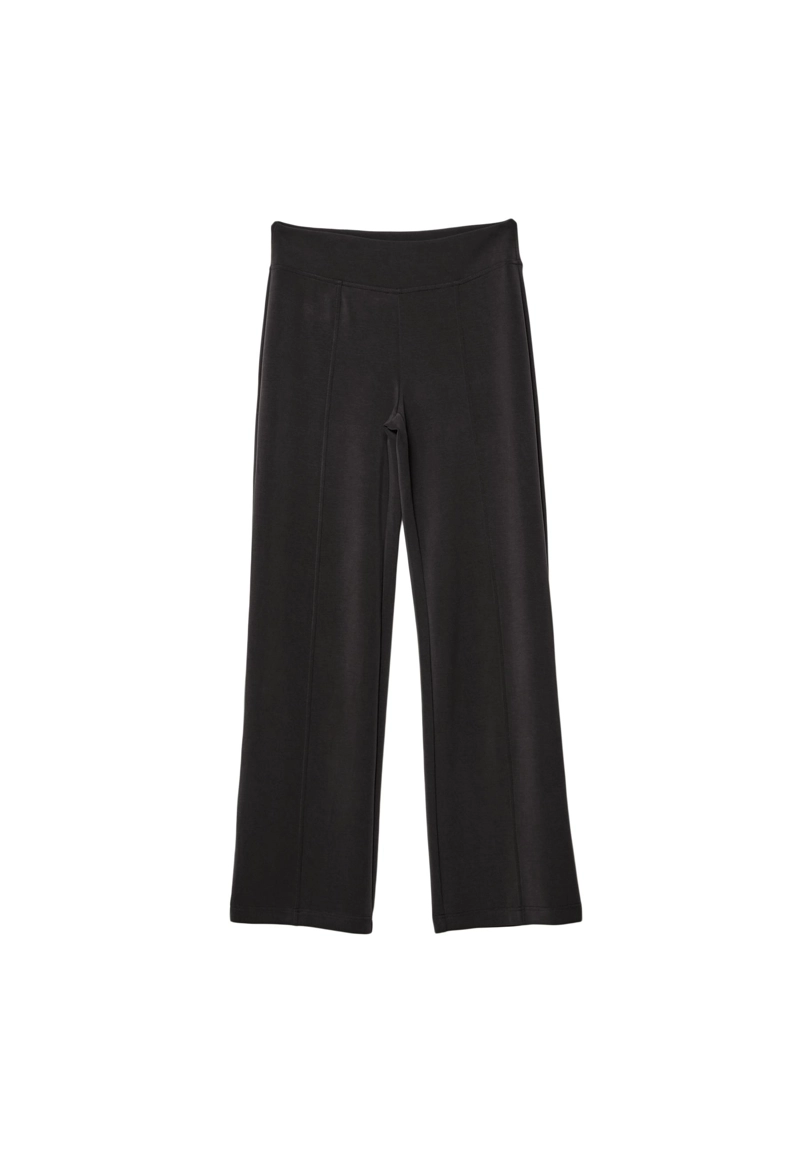 Брюки-джоггеры прямого кроя с отстрочкой и мягкой текстурой