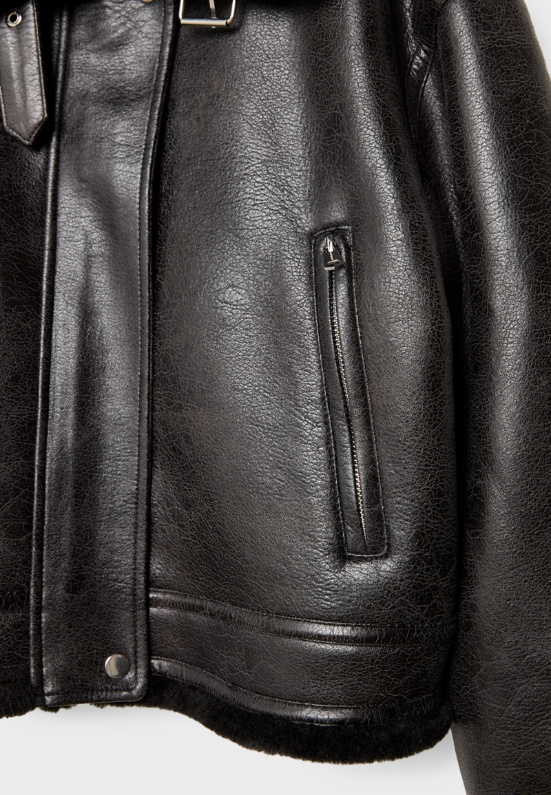 Укороченная двусторонняя куртка