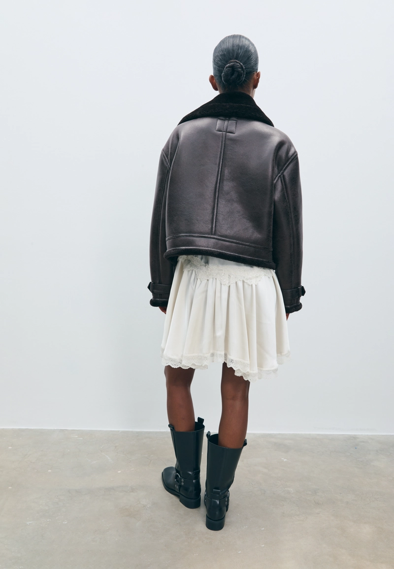 Укороченная двусторонняя куртка