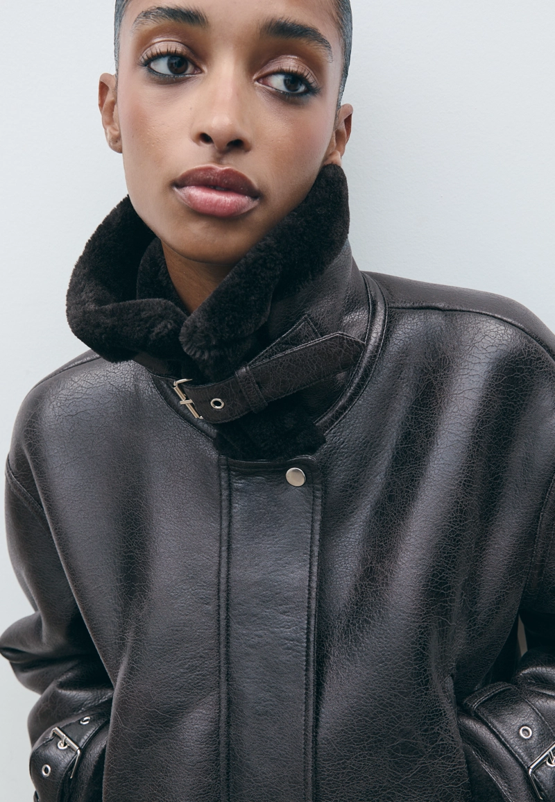 Укороченная двусторонняя куртка