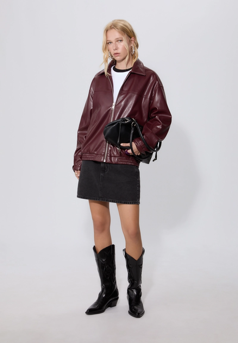 Сумка на плечо с люверсами