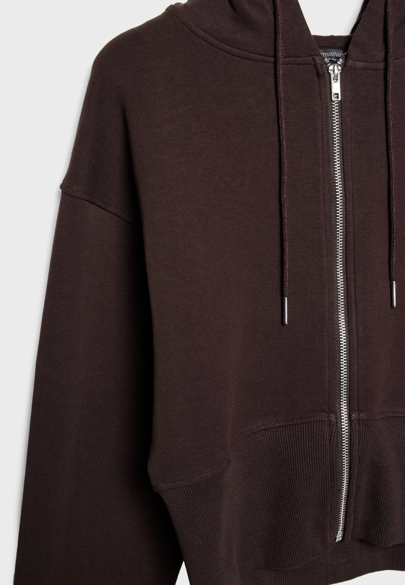 Толстовка с капюшоном на молнии