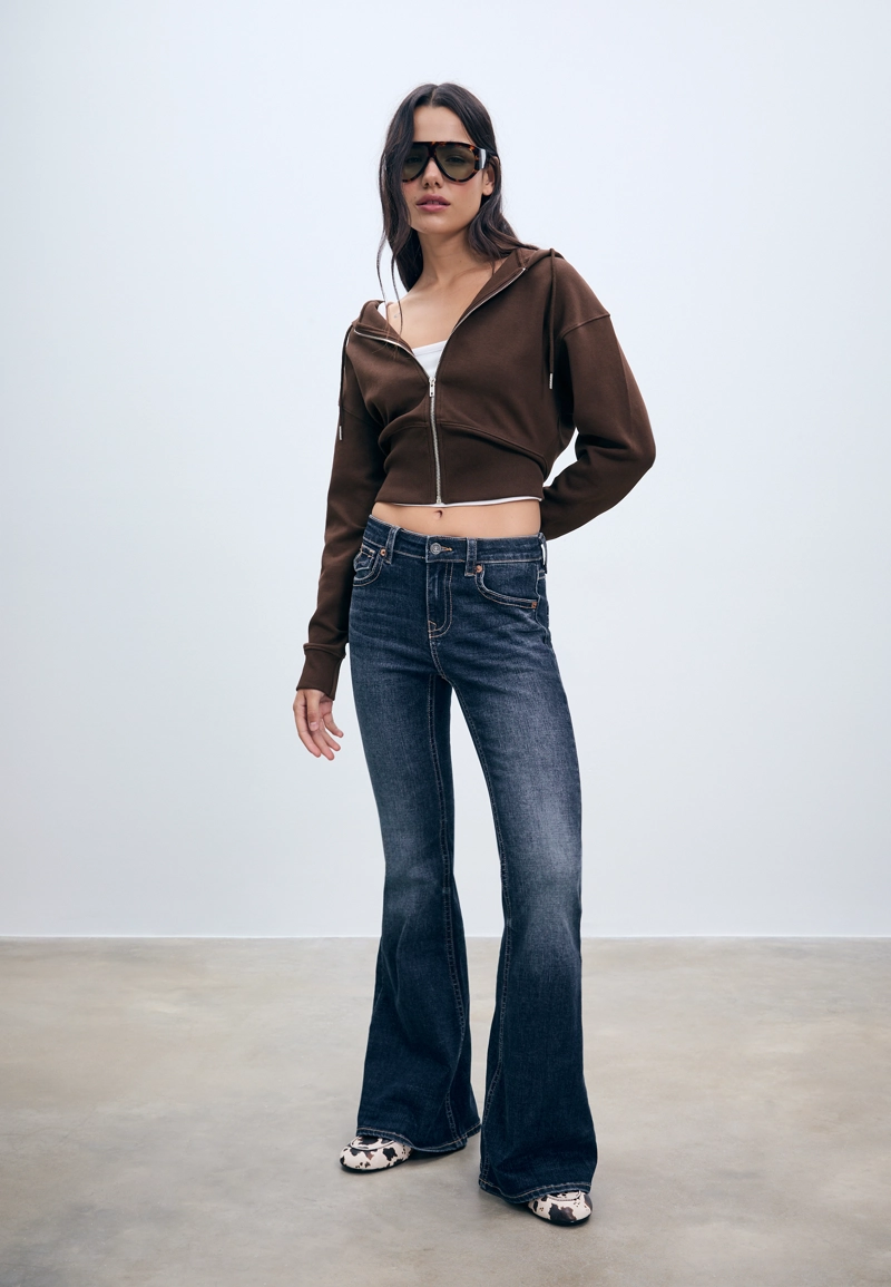 Толстовка с капюшоном на молнии