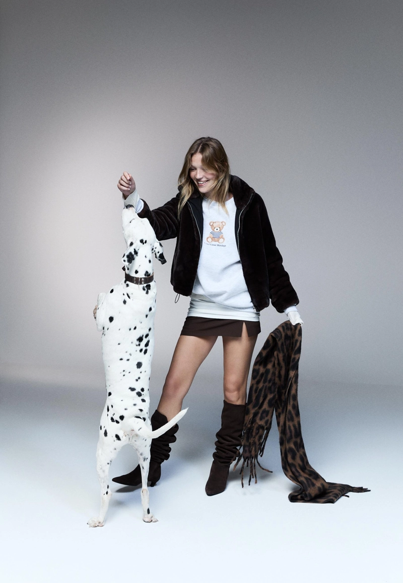 Шарф с леопардовым принтом