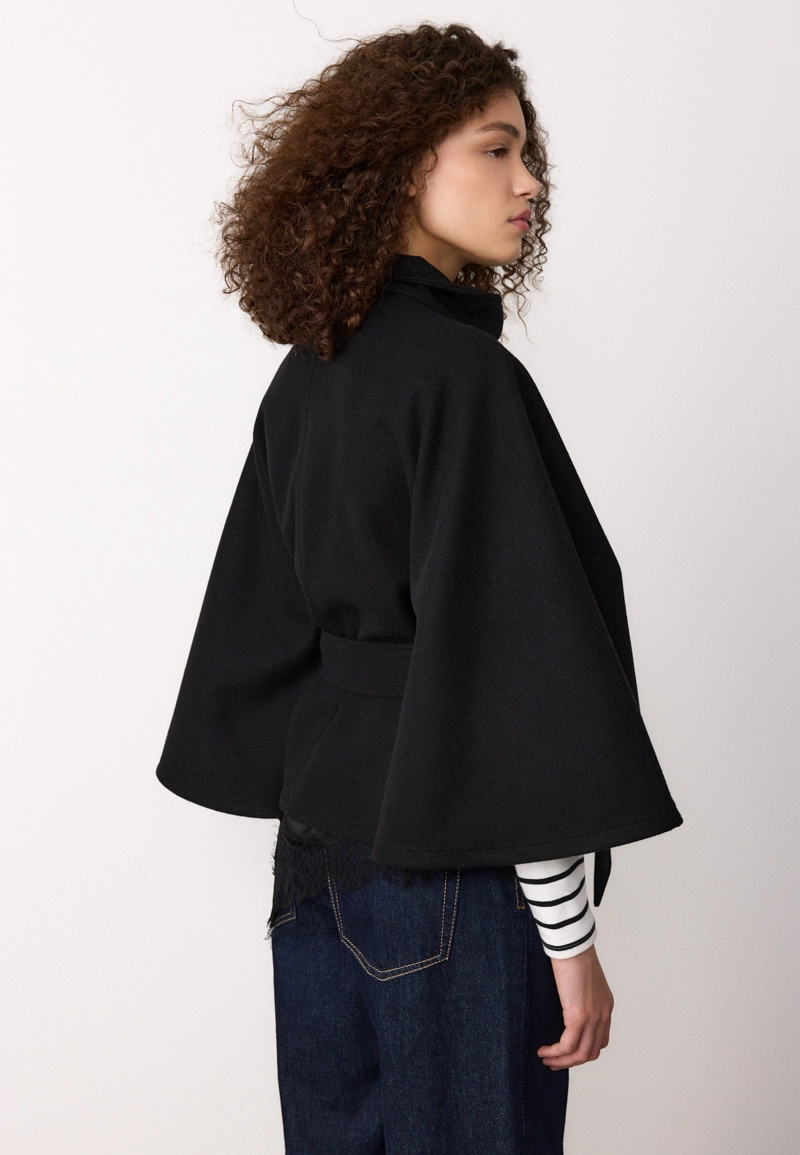 Мягкая куртка-накидка